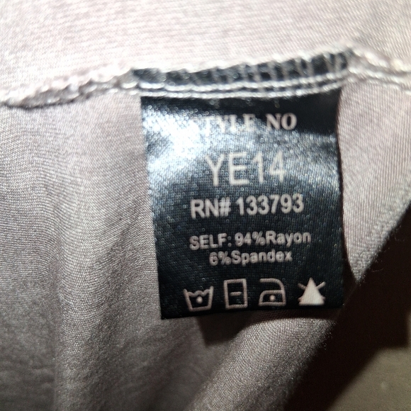 POL Sweet And Simple Brown Lace Trimmed Tunic Length Tank/Dress L - Picture 7 of 8